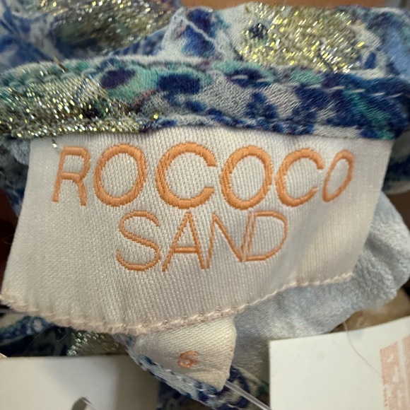 Rococo Sand Blue and White Floral Blouse - Picture 3 of 13